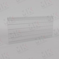 3Д забор белый (RAL 9003) 2500х2500х4 Profi