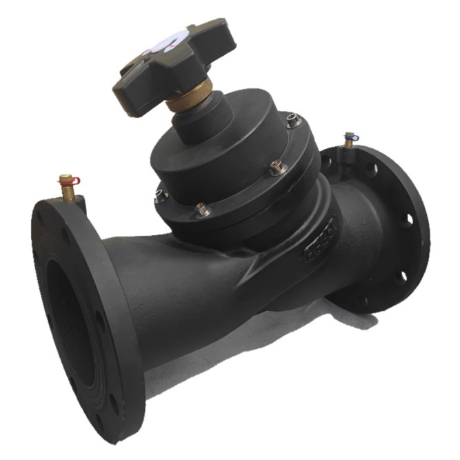 Клапан балансировочный VB1431V-F Ду300 Ру16 чугунный, фланцевый, с ниппелями в Хабаровске