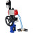 Затвор дисковый поворотный WBV1631E-2W-Fb-H Ду100 Ру16 LUG корпус - чугун QT450, диск - нержавеющая сталь 304, уплотнение - EPDM, с пневмоприводом PA-DA-083, пневмораспределителем 4V320-10 AC220V, редуктором MON2-450-T28-ISO и БПВ AFC2000 в Хабаровске