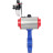 Затвор дисковый поворотный WBV1616E-2W-Fb-H Ду150 Ру16 LUG корпус - чугун QT450, диск - чугун QT450, уплотнение - EPDM, с пневмоприводом PA-SA-160, пневмораспределителем 4M310-08 DC24V и БПВ AFC2000 в Хабаровске