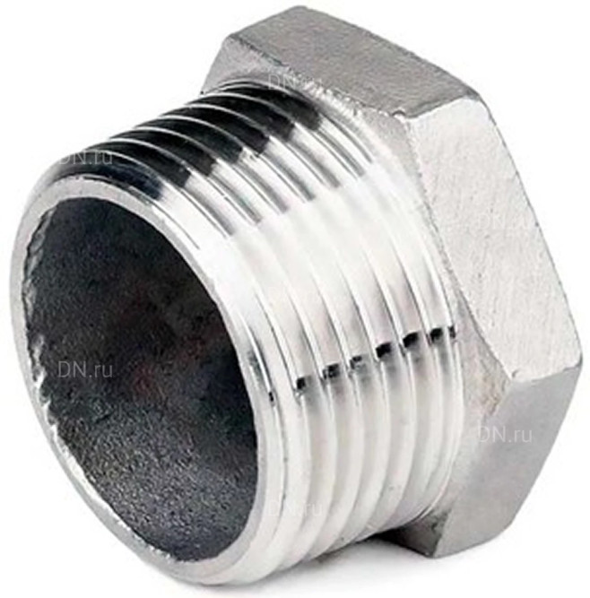 Заглушка З-304-НР 1/8″ Ду6 Ру20, корпус - нержавеющая сталь AISI 304, присоединение - наружная резьба, тип резьбы - BSPT в Хабаровске