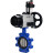 Затвор дисковый поворотный WBV1631E-2W-Fb-H Ду150 Ру16 LUG корпус - чугун QT450, диск - нержавеющая сталь 304, уплотнение - EPDM, с пневмоприводом PA-DA-105-1, пневмораспределителем 4M310-08 DC24V и БПВ AFC2000 в Хабаровске