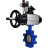 Затвор дисковый поворотный WBV1631E-2W-Fb-H Ду150 Ру16 LUG корпус - чугун QT450, диск - нержавеющая сталь 304, уплотнение - EPDM, с пневмоприводом PA-DA-105-1, пневмораспределителем 4M310-08 AC220V, БКВ APL-210N и БПВ AFC2000 в Хабаровске