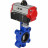Затвор дисковый поворотный WBV1616E-2W-Fb-H Ду125 Ру16 LUG корпус - чугун QT450, диск - чугун QT450, уплотнение - EPDM, с пневмоприводом PA-SA-140 и пневмораспределителем 4M310-08 DC24V в Хабаровске