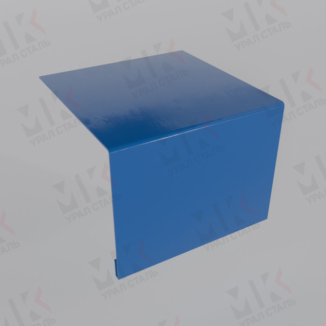 Планка откоса сложная 3D 245х75х3000 мм 0,45 мм Полиэстер RAL 5005 в Хабаровске