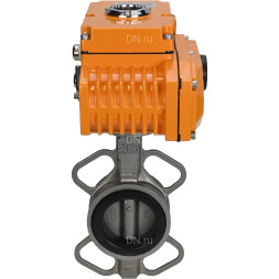 Затвор дисковый поворотный WBV3232E-2W-Fb-H Ду200 Ру16, корпус - нержавеющая сталь 316L, диск - нержавеющая сталь 316L, уплотнение - EPDM, с электроприводом QT-N-030EM-B1-220VAC-У1 DAR (0-10В)