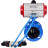 Затвор дисковый поворотный WBV1313E-2W-F-H Ду150 Ру16 фланцевый, корпус - чугун GGG40, диск - чугун GGG40, уплотнение - EPDM, с пневмоприводом PA-DA-130 и пневмораспределителем 4V320-08 AC220V в Хабаровске