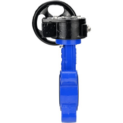 Затвор дисковый поворотный WBV1616N-2W-Fb-H Ду100 Ру16 LUG межфланцевый, корпус - чугун QT450, диск - чугун QT450, уплотнение - NBR, с редуктором RDN RQN3-150Z-T24