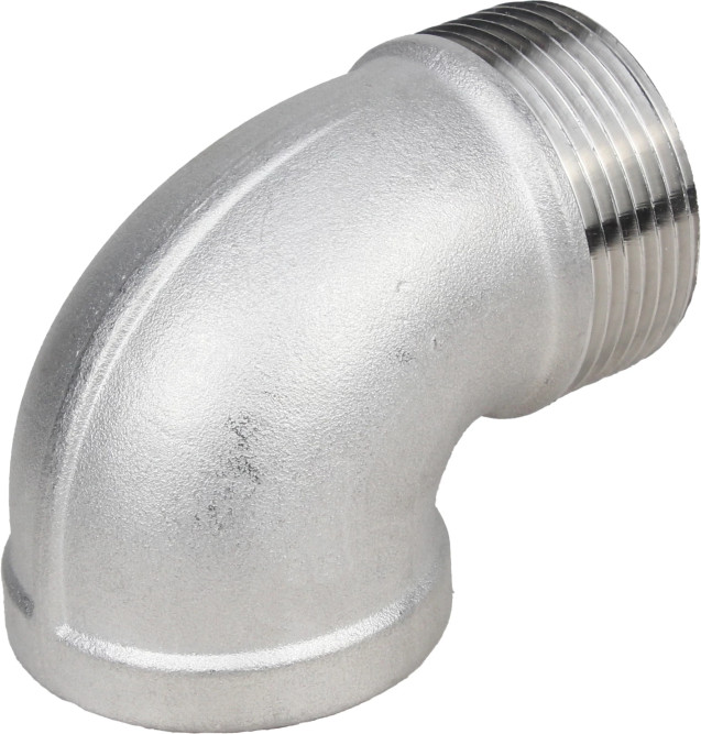Отвод (уголок) ВР-НР-316 3/4″ Ду20 Ру16 угол 90°, корпус - нержавеющая сталь 316, присоединение - внутренняя / наружная резьба в Хабаровске