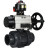 Кран шаровой BV4242E-FP-GRM-ISO Дн100 Ру10 полнопроходной, корпус - НПВХ, шар - НПВХ, уплотнение - EPDM, с пневмоприводом PA-DA-105-1, пневмораспределителем 4M310-08 DC24V и БКВ APL-510N EX в Хабаровске