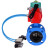 Затвор дисковый поворотный WBV1331E-2W-F-H Ду50 Ру16 корпус - чугун GGG40, диск - нержавеющая сталь 304, уплотнение - EPDM, с пневмоприводом PA-DA-105, пневмораспределителем 4V320-10 AC220V и магнитным переключателем ALS200D в Хабаровске