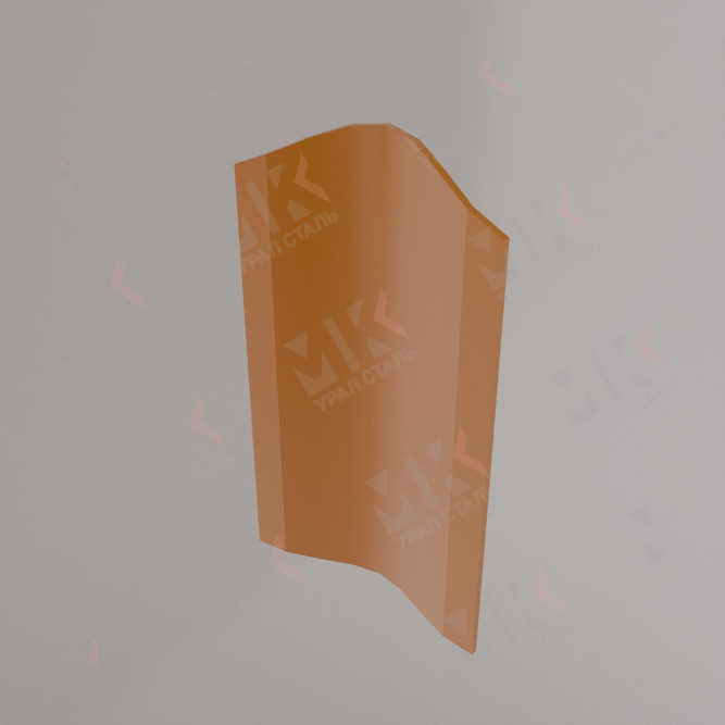 Штакетник металлический ELLIPSE 126 мм 0,5 мм Copper Медный в Хабаровске