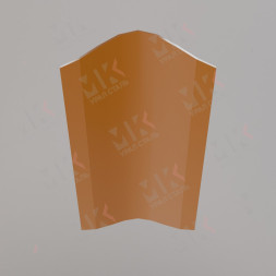 Штакетник металлический ELLIPSE 126 мм 0,5 мм Copper Медный