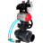 Кран шаровой BV4242E-FP-GRM-ISO Дн15 Ру10 полнопроходной, корпус - НПВХ, шар - НПВХ, уплотнение - EPDM, с пневмоприводом PA-DA-052, пневмораспределителем 4V320-08 AC220V, ручным дублером MON1-250-T26-ISO, БКВ APL-410N EX и БПВ AFC2000 в Хабаровске