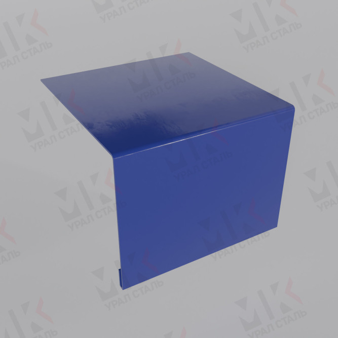 Планка откоса сложная 3D 245х75х3000 мм 0,45 мм Полиэстер RAL 5002 в Хабаровске