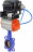 Затвор дисковый поворотный WBV1432E-2W-Fb-H Ду80 Ру16, корпус - чугун GGG50, диск - нержавеющая сталь 316L, уплотнение - EPDM, с пневмоприводом PA-DA-065 и с электропневматическим поворотным позиционером YT-1000RSN с обратной связью в Хабаровске