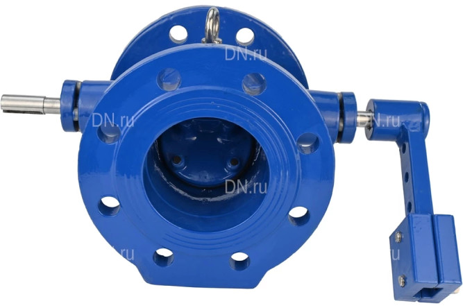 Клапан обратный VCD1414E-F Ду200 Ру10/16 с наклонным диском и противовесом, фланцевый, поворотный, корпус - чугун, диск - чугун, уплотнение - EPDM в Хабаровске