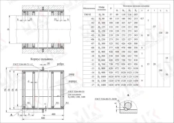 Сальник набивной ТМ 92-14 Ду900 L=800 серия 5.900-2