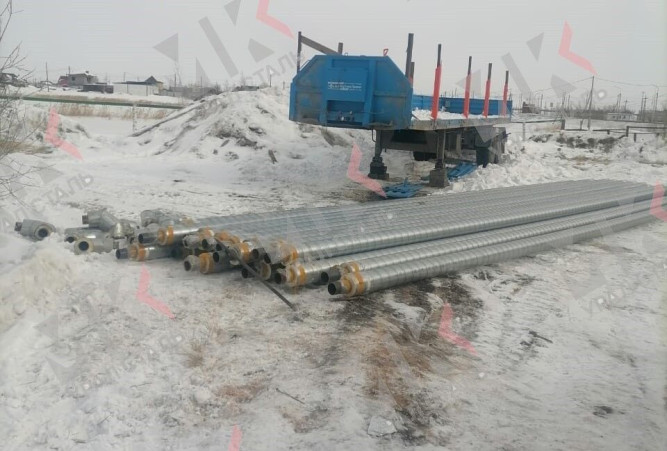 Труба бесшовная г/д 273х7/450 ППУ ОЦ с ОДК ГОСТ 8732-78 в Хабаровске